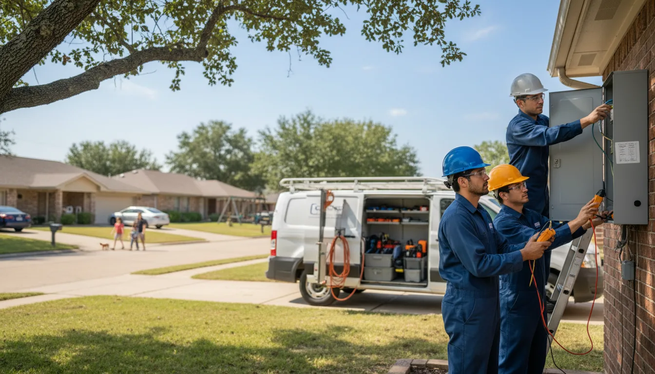Certified electrician providing emergency electrical services in Glenarm, IL